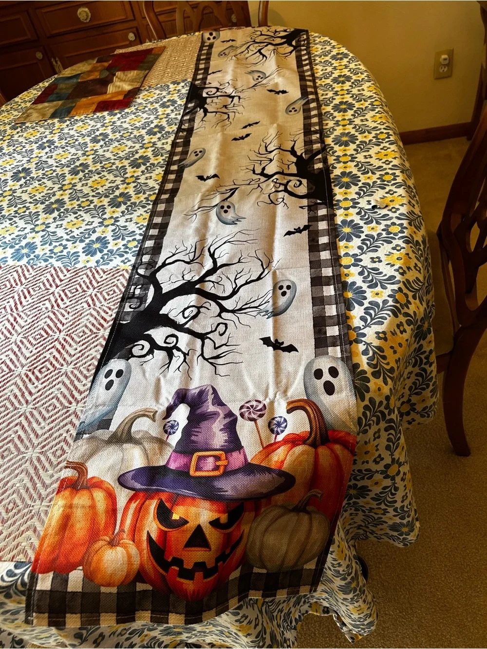 Halloween Table Runner 38”L x 13”W